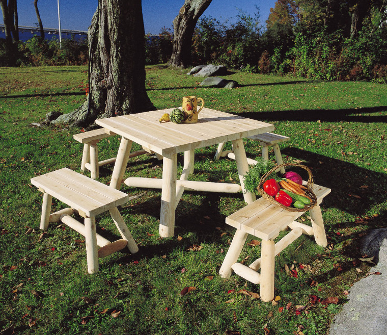 Ensemble table carrée